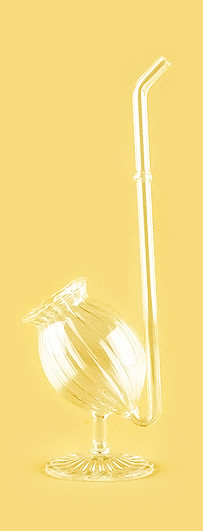 Рюмка «Восточный мотив» из стекла ручной работы