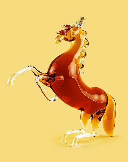 Конь из стекла ручной работы