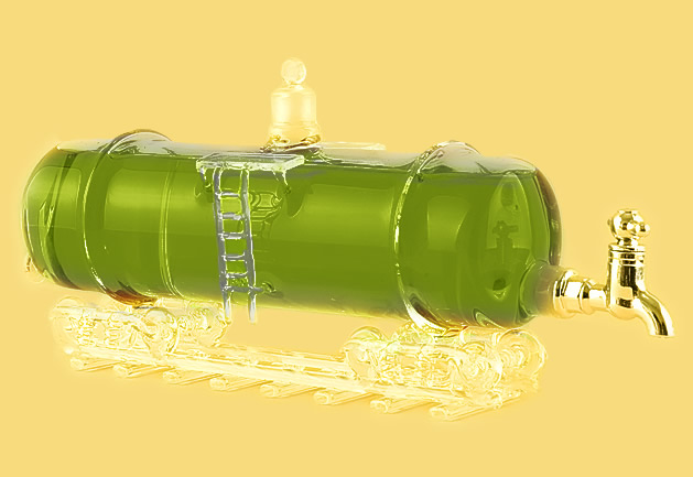 Цистерна из стекла ручной работы