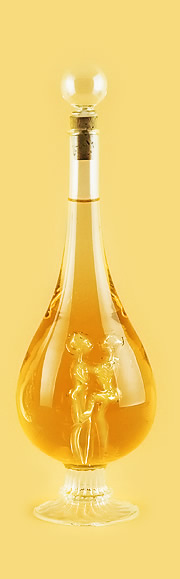 Бутылка «Искренность» из стекла ручной работы