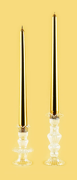 Подсвечник «Лилит» из стекла ручной работы