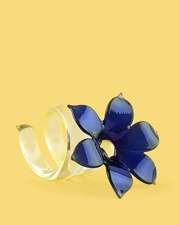 Кольцо для салфеток из стекла ручной работы